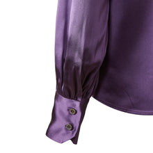 Load image into Gallery viewer, Balloon Sleeve Shirt - Iris silk