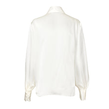 Load image into Gallery viewer, Balloon Sleeve Shirt - Off White Silk