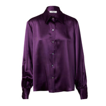 Load image into Gallery viewer, Balloon Sleeve Shirt - Grape