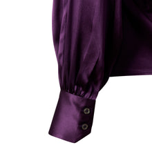 Load image into Gallery viewer, Balloon Sleeve Shirt - Grape