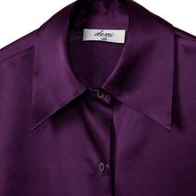 Load image into Gallery viewer, Balloon Sleeve Shirt - Grape