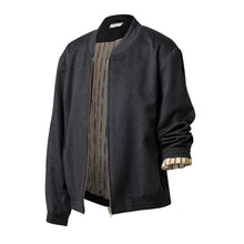 Load image into Gallery viewer, Bomber Jacket - Grey Cashmere