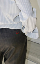 Load image into Gallery viewer, Pant - Dark Grey pinstripe