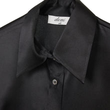 Load image into Gallery viewer, Fitted Shirt - Black stretch