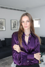 Load image into Gallery viewer, Balloon Sleeve Shirt - Grape