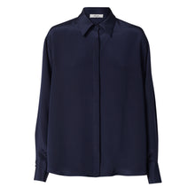 Load image into Gallery viewer, Classic Shirt - Navy Crepe