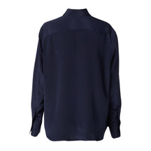 Load image into Gallery viewer, Classic Shirt - Navy Crepe