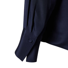 Load image into Gallery viewer, Classic Shirt - Navy Crepe