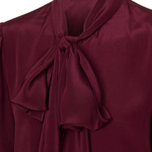 Load image into Gallery viewer, Pussy Bow Shirt -Shiraz