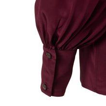 Load image into Gallery viewer, Pussy Bow Shirt -Shiraz