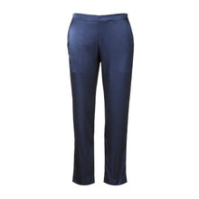 Load image into Gallery viewer, Slim pant - Navy silk