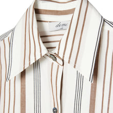 Load image into Gallery viewer, Shirt Dress - Almond Stripe