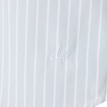 Load image into Gallery viewer, Slim shirt - Silver grey stripe