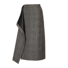 Load image into Gallery viewer, Wrap Skirt - Wool check