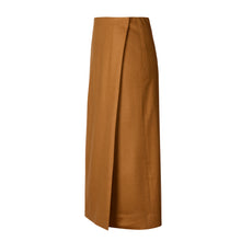 Load image into Gallery viewer, Wrap Skirt - Camel cashmere