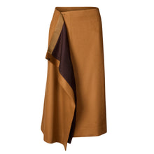 Load image into Gallery viewer, Wrap Skirt - Camel cashmere