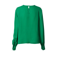 Load image into Gallery viewer, Collarless Blouse - Emerald
