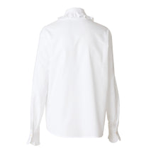 Load image into Gallery viewer, Round ruffle shirt Oxford white
