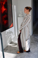 Load image into Gallery viewer, Shirt Dress - Almond Stripe
