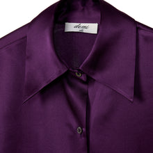 Load image into Gallery viewer, Balloon Sleeve Shirt - Grape
