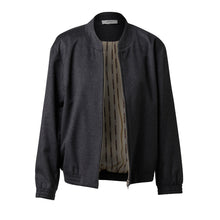 Load image into Gallery viewer, Bomber Jacket - Grey Cashmere
