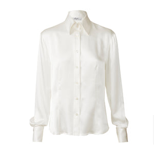Fitted Shirt - Off white stretch