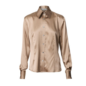 Fitted Shirt - Nougat stretch