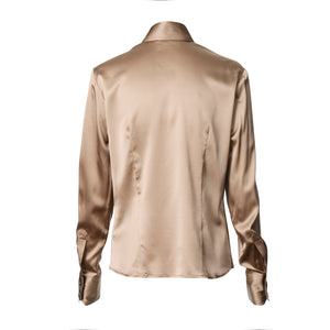 Fitted Shirt - Nougat stretch
