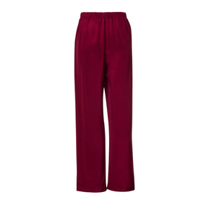 Pant -Claret Crepe