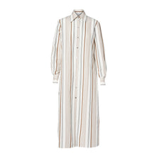 Load image into Gallery viewer, Shirt Dress - Almond Stripe
