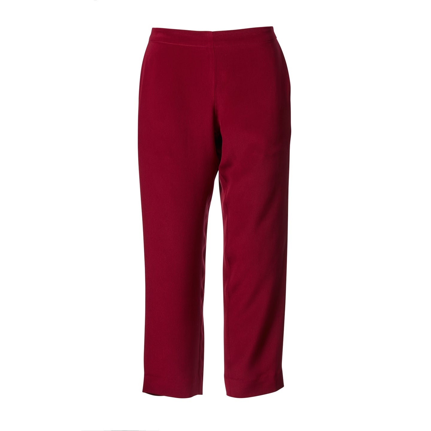 Slim pant - Claret crepe