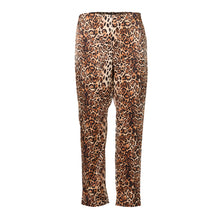 Load image into Gallery viewer, Slim pant -Leopard silk
