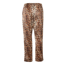 Load image into Gallery viewer, Slim pant -Leopard silk
