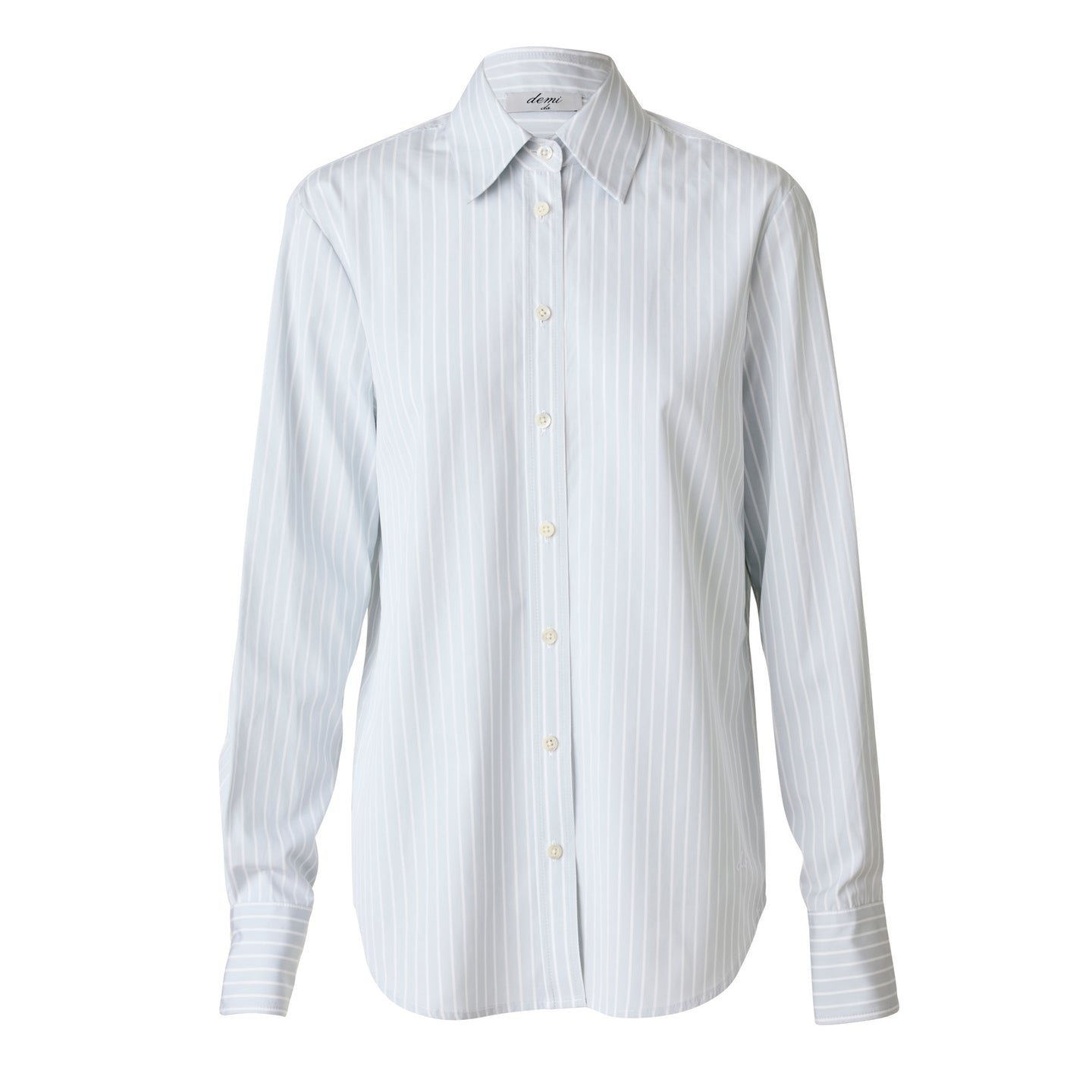 Slim shirt - Silver grey stripe