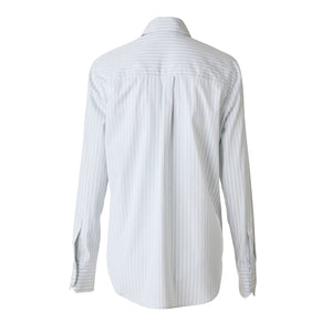 Slim shirt - Silver grey stripe