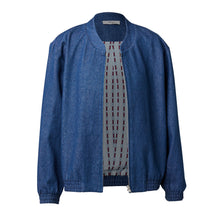 Load image into Gallery viewer, Bomber Jacket - Dark denim
