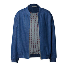 Load image into Gallery viewer, Bomber Jacket - Dark denim
