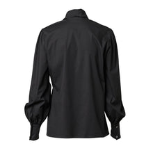 Load image into Gallery viewer, Pussy Bow Shirt - Black
