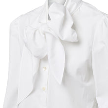 Load image into Gallery viewer, Pussy Bow Shirt - White
