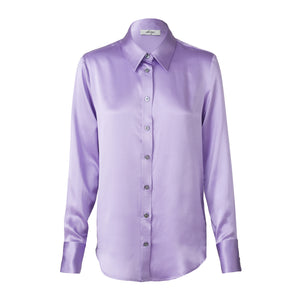 Slim Shirt - Lavender silk