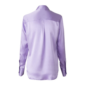 Slim Shirt - Lavender silk