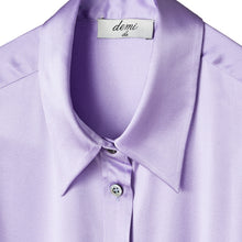 Load image into Gallery viewer, Slim Shirt - Lavender silk
